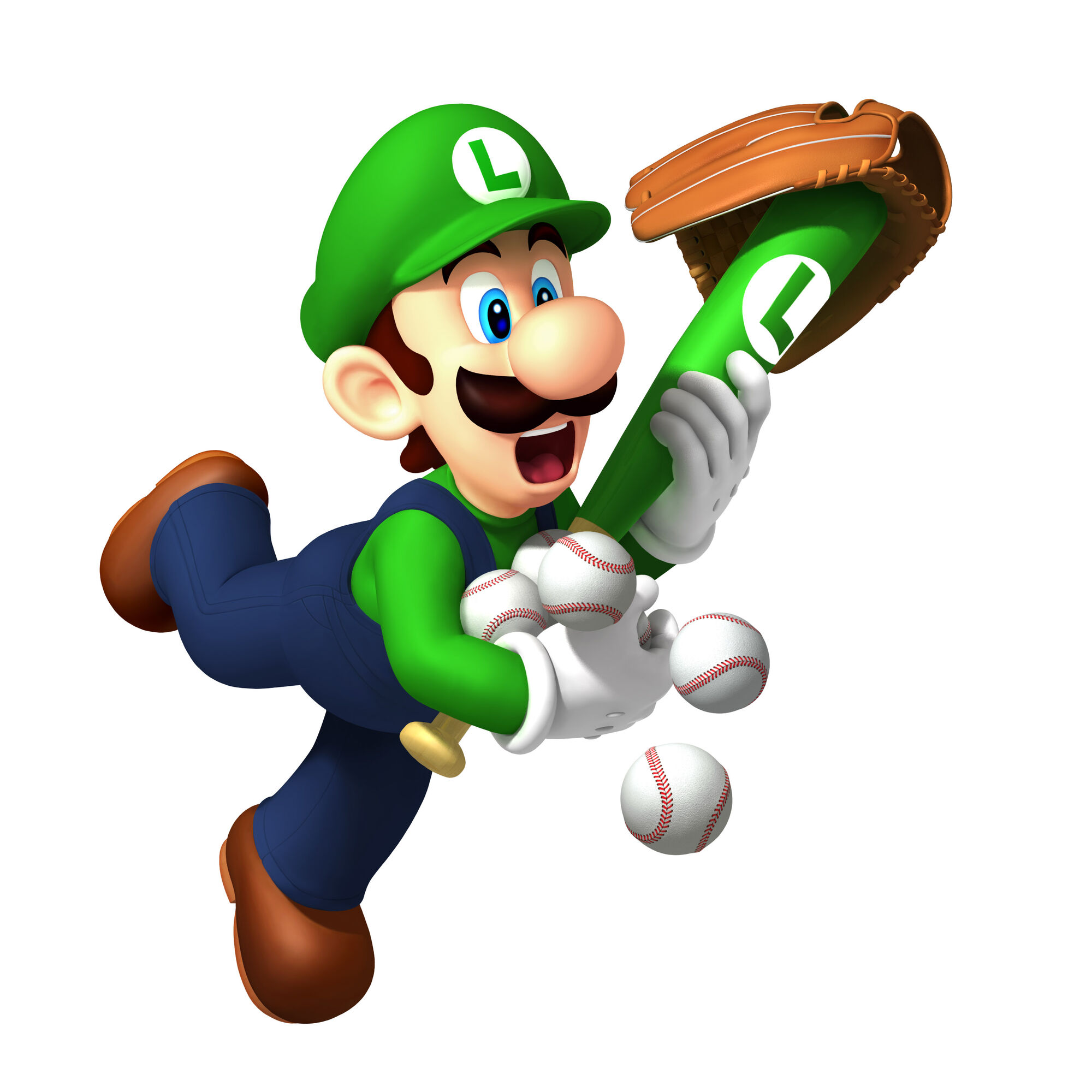 Luigi Sluggerpedia The Mario Baseball Wiki FANDOM