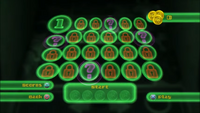 Stage selection screen