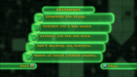 Challenge screen