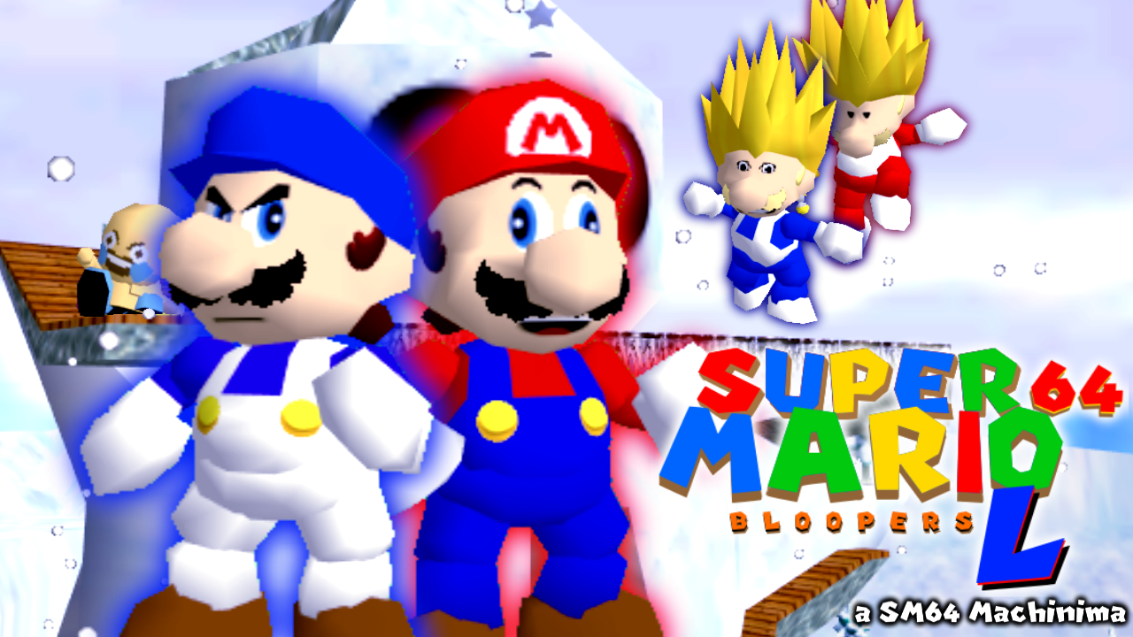 Super Mario 64 Bloopers L Sm64 Machinima Wiki Fandom - mario's roblox face