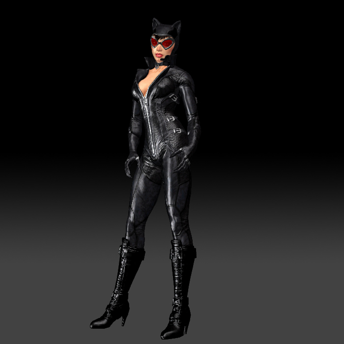 batman arkham city catwoman skin mods