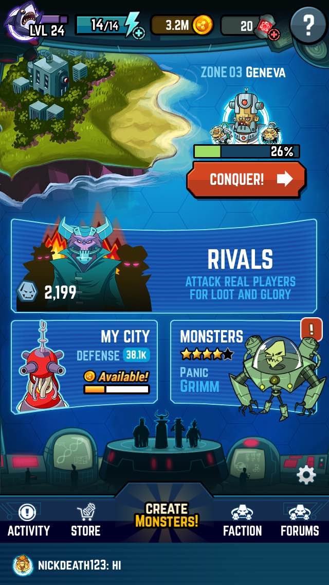 monster evolution hit and smash download