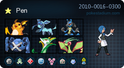Pen's Pokemon Card