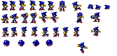 Image - Metal sonic sprites by tfpivman-d5mb5dw.png | World of Smash ...