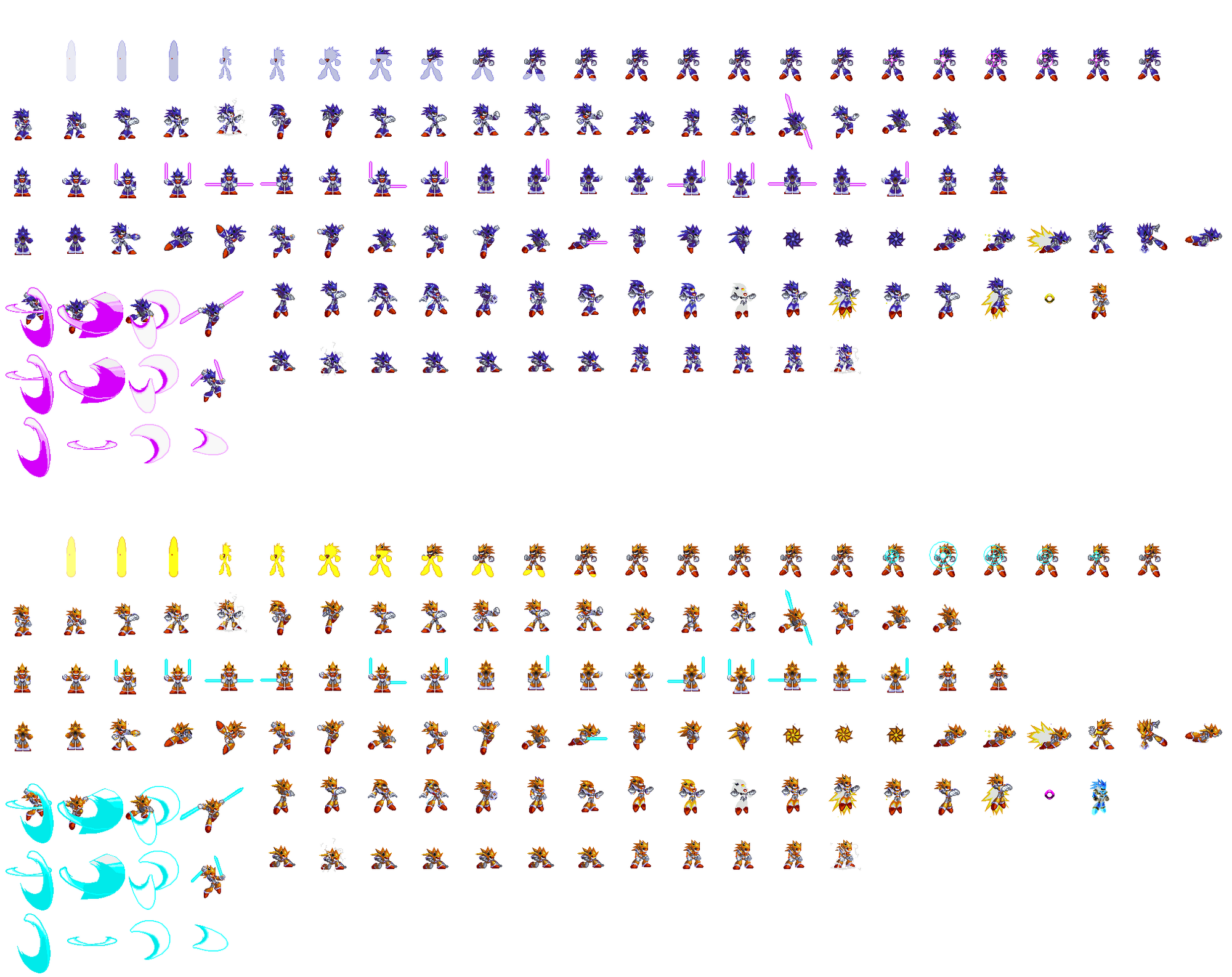 Sonic Boost Sprites