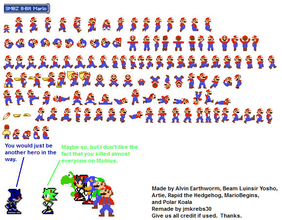 Image - 8-Bit Mario.png | Super Mario Bros. Z Wiki | FANDOM powered by ...