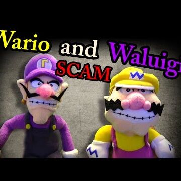 wario and waluigi plush