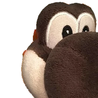 black yoshi stuffed animal