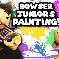 Bowser Junior S Painting Supermariologan Wiki Fandom