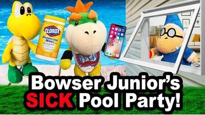 Bowser Junior S Sick Pool Party Supermariologan Wiki Fandom