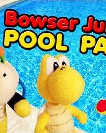 Bowser Junior S Pool Party Supermariologan Wiki Fandom - jeffy plays roblox for the first time