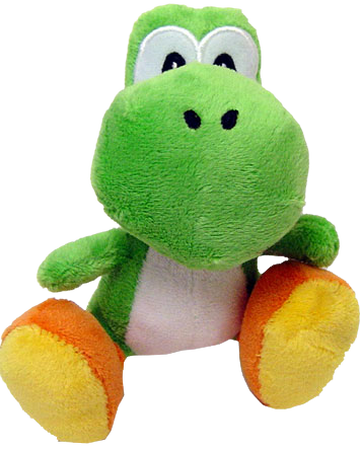 black yoshi plush sml