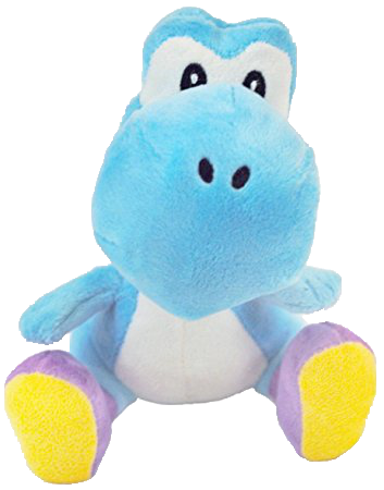 black yoshi sml plush