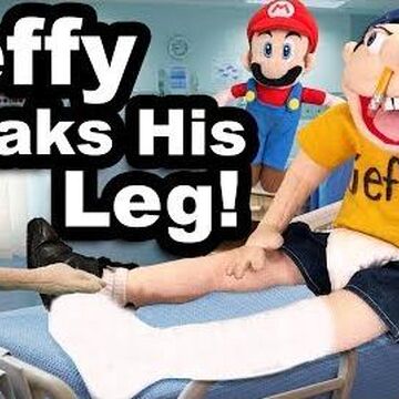 Jeffy Breaks His Leg Supermariologan Wiki Fandom