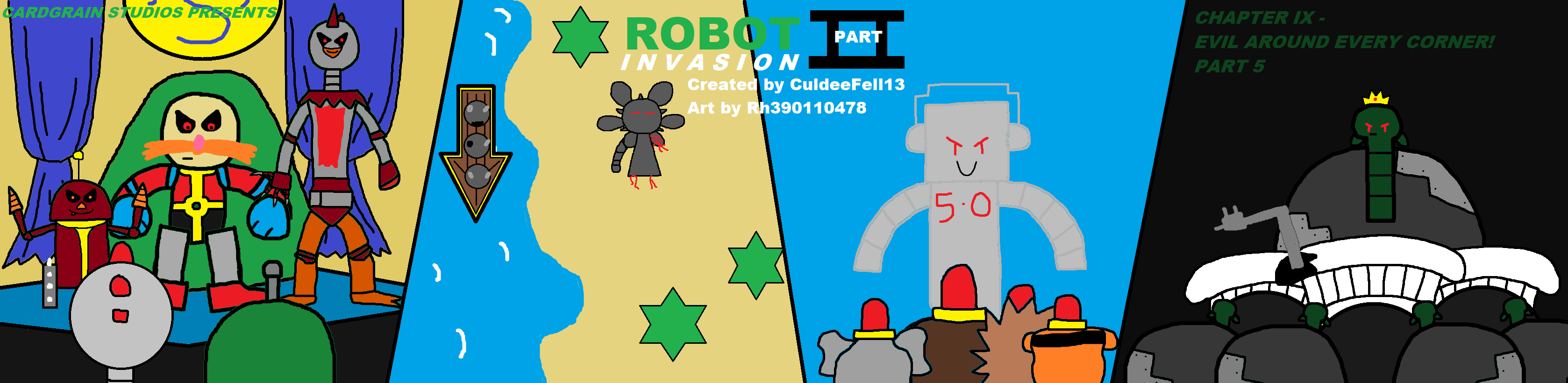 Robot Invasion Part Ii Sml Fanon Wiki Fandom - aj evil robot roblox