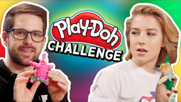 CARTOON PLAY DOH CHALLENGE (Squad Vlogs)