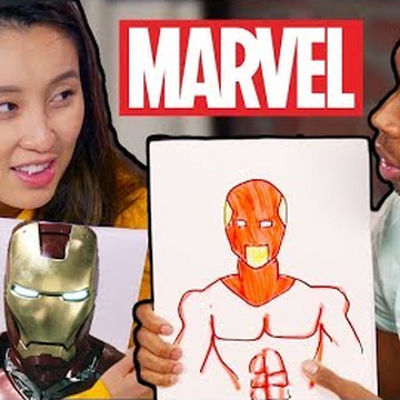 Drawing Marvel Characters From Memory Smosh Wiki Fandom