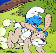 Babysmurf is weg
