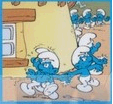 Smurf kleef aan