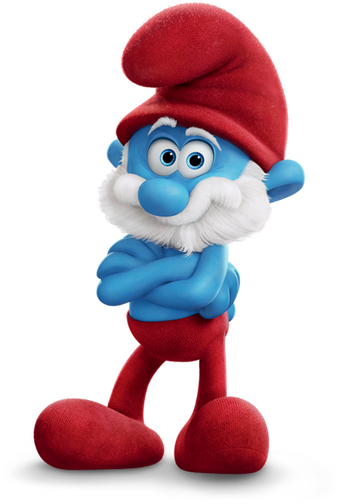 papa smurf video