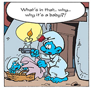 the baby smurf