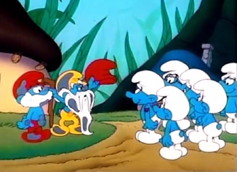 Papa For A Day Smurfs Wiki Fandom