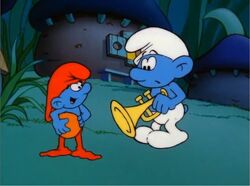 Harmony And Papa Smurfling