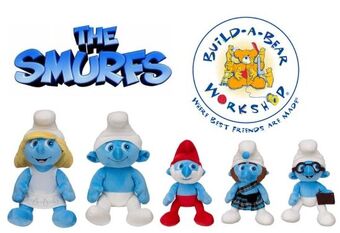 smurf teddy bear