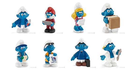 the smurfs figurines