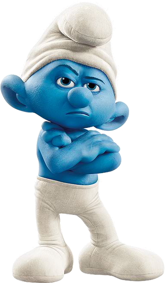 the smurfs grouchy