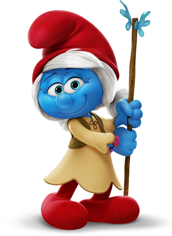 smurf with red hair