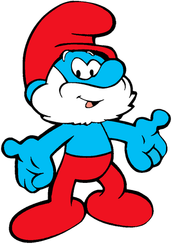 angry papa smurf