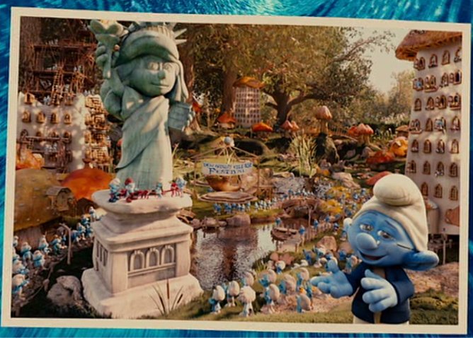 real smurf village