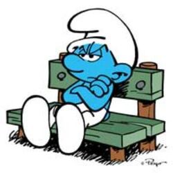 Image result for angry smurf