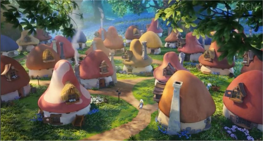 real smurf village