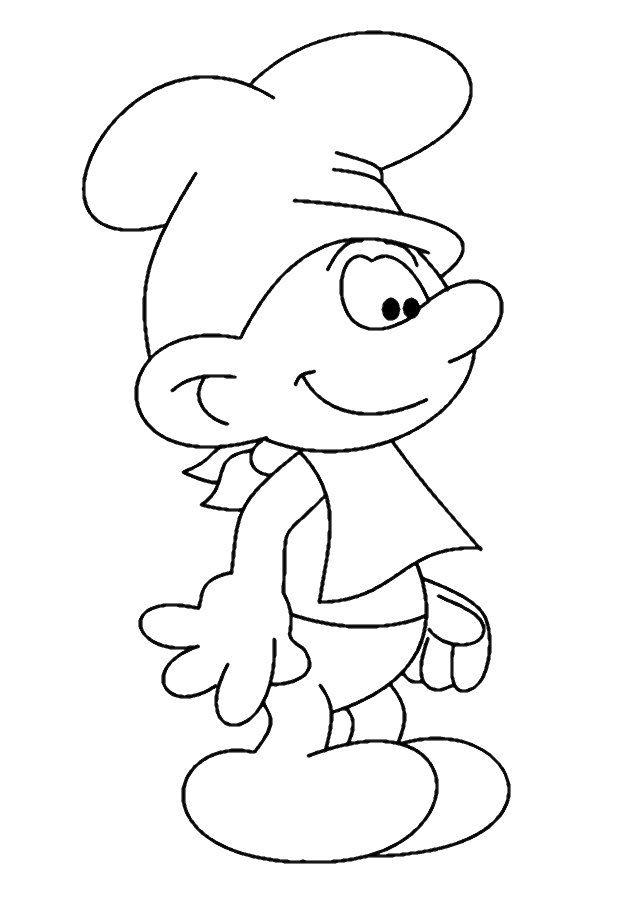 Uncoloured Pictures Of Cartoons Image Greedy Cartoon Uncoloredjpg Smurfs Fanon Wiki