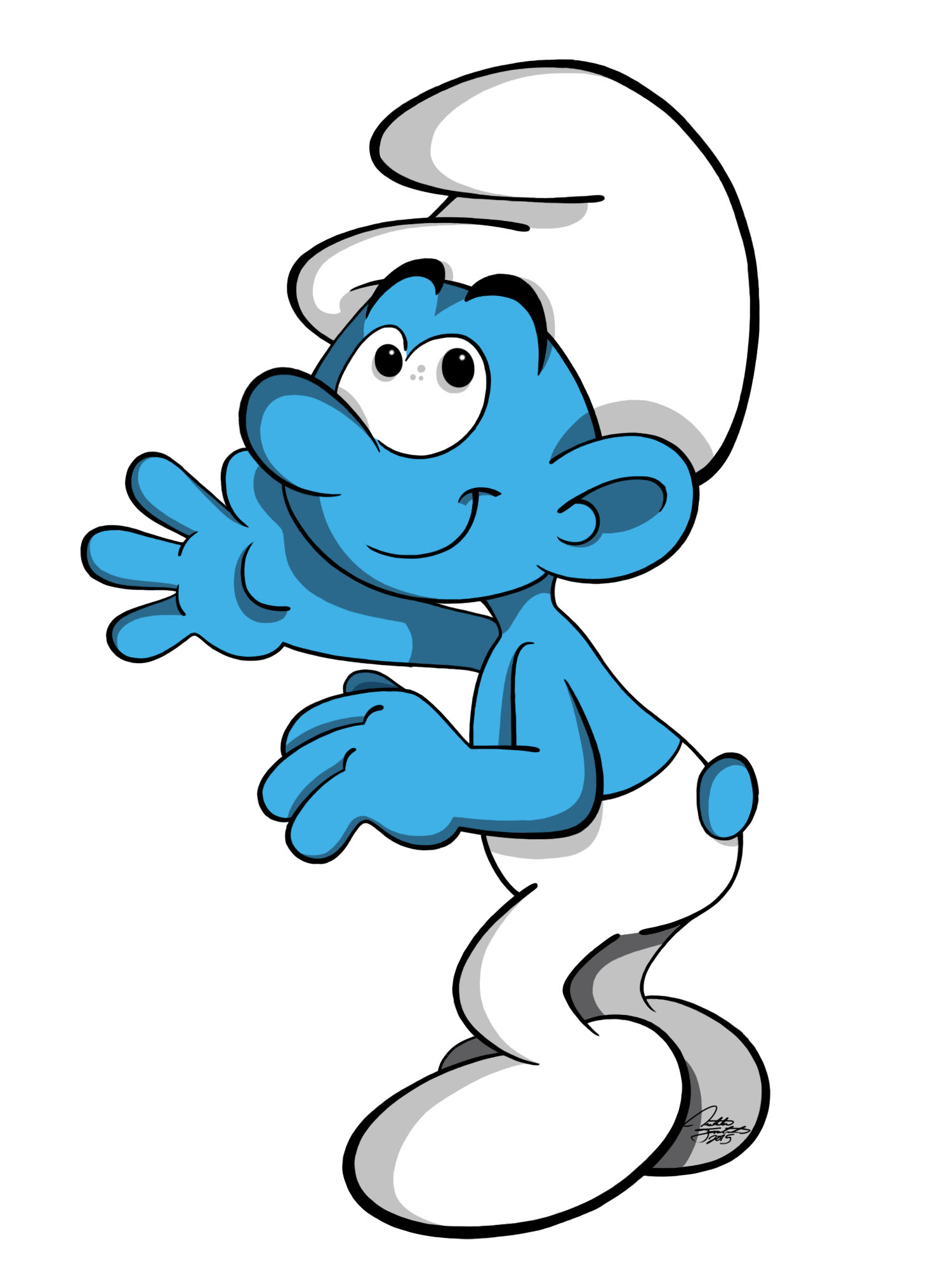 colour of smurfs