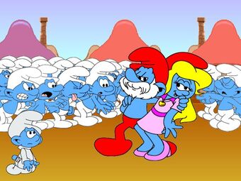 smurf and smurfette