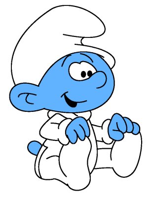 the baby smurf