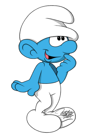 clumsy smurf