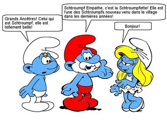 the smurfs in french