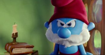 angry papa smurf