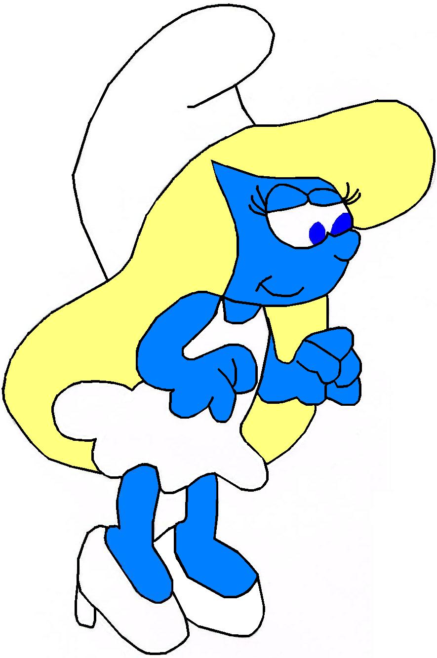 Image Smurfette Beginning Glovey Story Smurfs Fanon Wiki