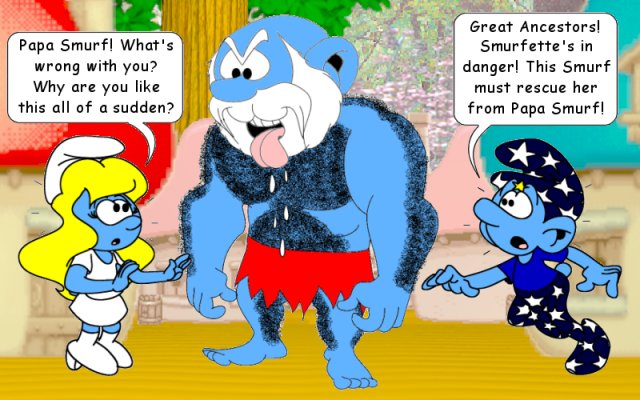 papa smurf and smurfette fanfiction