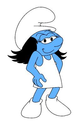 female smurf