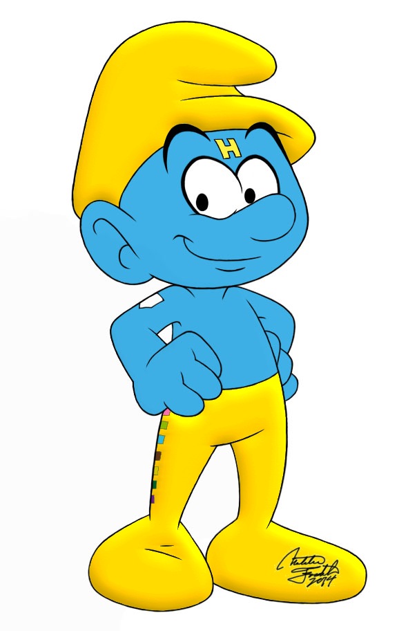 colour of smurfs