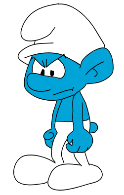 the smurfs grouchy
