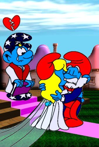 smurf and smurfette