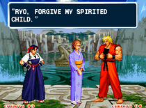 Kasumi, Shizuko y Ryo en AOF 3