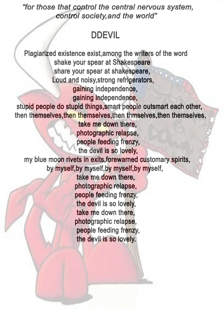 Imagen System of a down ddevil Lyrics...jpg System of a Down Wiki